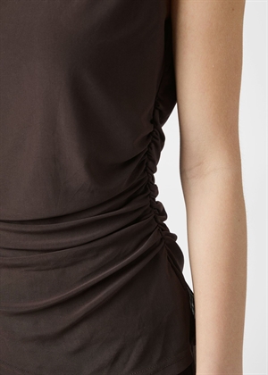 Liblana mesh top Dark Brown Neo Noir 